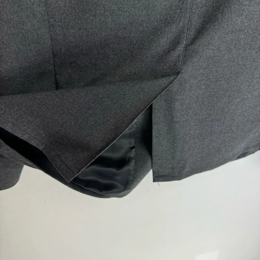ABERCROMBIE & FITCH | Dark Gray Single Breasted‎ Classic Blazer | Men's XL
